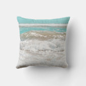 ターコイズブルースカイ海シーウェーブフォーム クッション (裏面)