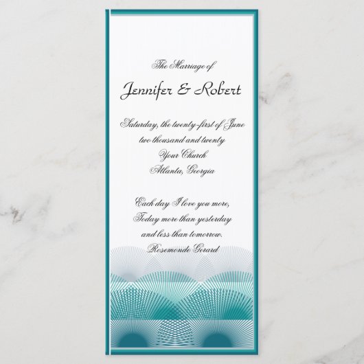 ターコイズブルースキャロッププログラム プログラム (正面)