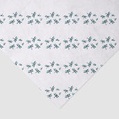 ターコイズブルートンボパターン（の模様が）あるイ 薄葉紙 (詳細)