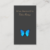 ターコイズブルーバタフライ自然 名刺 (正面)