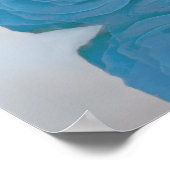 ターコイズブルーバラアルファベット座席表 ポスター (角)