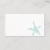 ターコイズブルーヒトフラット プレイスカード (裏面)