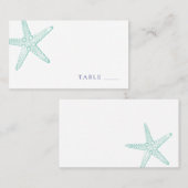 ターコイズブルーヒトフラット プレイスカード (正面/裏面)