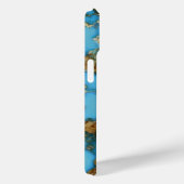 ターコイズブルーフォンケース Case-Mate iPhoneケース (裏面 / 右)