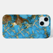 ターコイズブルーフォンケース Case-Mate iPhoneケース (裏面 (横))