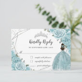 ターコイズブルーフローラシルバーキンセニェラプリンセス 出欠カード (スタンド正面)