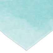 ターコイズブルーフローラ水彩 テーブルクロス (アングル)