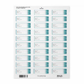 ターコイズブルーホタテ ラベル (フルシート)