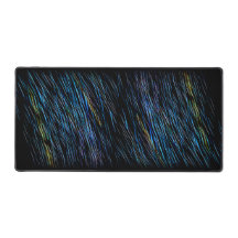 ターコイズブルーライトペインティング Desk Mat
