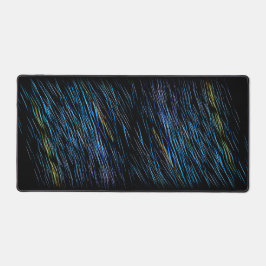ターコイズブルーライトペインティング Desk Mat デスクマット