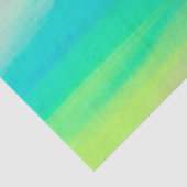 ターコイズブルー抽象芸術水彩テクスチャ 薄葉紙 (詳細)