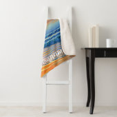 ターコイズブルー海アットサンセット シェルパブランケット (インサイチュ)