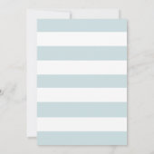 ターコイズブルー海サンディビーチ誕生日 招待状 (裏面)