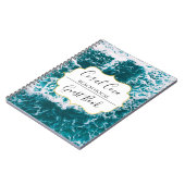 ターコイズブルー海ビーチバケーションレンタル ノートブック (左側)