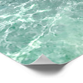 ターコイズブルー海撮影ポスター ポスター (角)