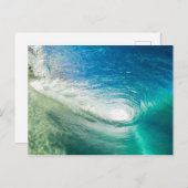 ターコイズブルー海波トンネル ポストカード (正面/裏面)