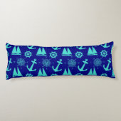ターコイズブルー航海のコースタルボート ボディピロー (裏面)