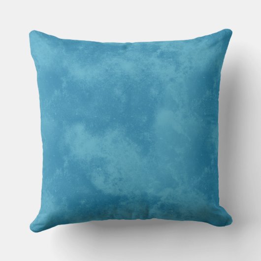 ターコイズブルー金ゴールドヒョウ印刷 クッション (裏面)