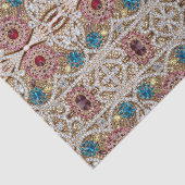 ターコイズブルー銀金ゴールドブルゴーニュのピンクボヘミア 薄葉紙 (詳細)