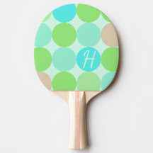 ターコイズブルー、アップルグリーン&ライトコーラルサークル