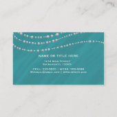 ターコイズブルー&パールシエレガントック 名刺 (裏面)