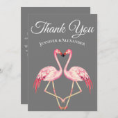 ターコイズブルー 海事ロープ ハート アンカー ウェディング 招待状 (正面/裏面)