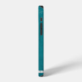ターコイズブルー iPhoneケース (左側面)