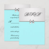 ターコイズブルー RSVP (正面/裏面)