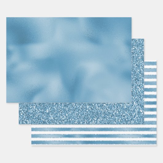 ターコイズブ結婚ルー ラッピングペーパーシート (セット)