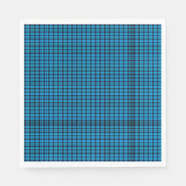 ターコイズプレイドナプキンス スタンダードランチョンナプキン