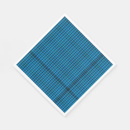 ターコイズプレイドナプキンス スタンダードランチョンナプキン