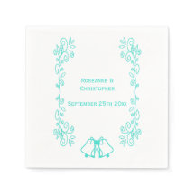 ターコイズベルズスクロールワークウェディングレセプション