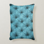 ターコイズベルベットソファ閉じる アクセントクッション (正面(垂直))