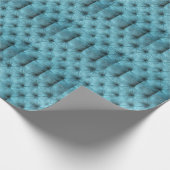 ターコイズベルベットソファ閉じる ラッピングペーパー (角)