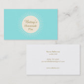 ターコイズベーカリーペストリーシェフ 名刺 (正面/裏面)