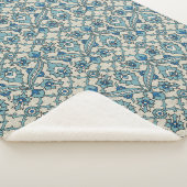 ターコイズペルシアフローラ シェルパブランケット (3/4)