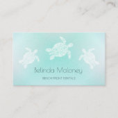 ターコイズホワイトタートルビーチフロントレンタル 名刺 (正面)