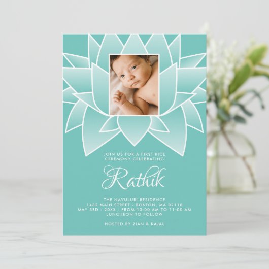 ターコイズホワイトロス一枚目の写真 招待状 (スタンド正面)