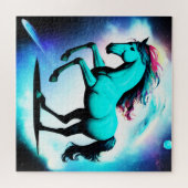 ターコイズホースイン宇宙パズル ジグソーパズル (横)