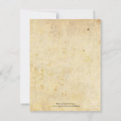 ターコイズボウダマスリハーサルディナー招待状 招待状 (裏面)