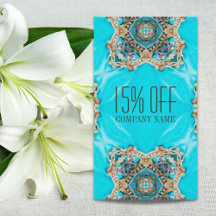 ターコイズボヘミアンナパターンヨガインストラクター