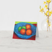 ターコイズボールNotecard カード (黄色い花)