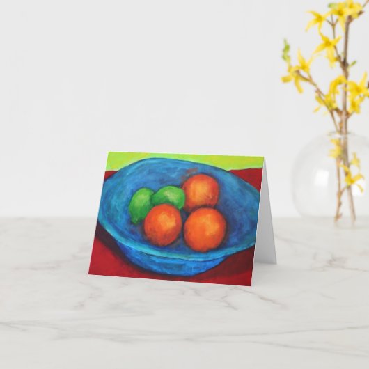 ターコイズボールNotecard カード (黄色い花)