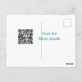 ターコイズマグス＆マトリモニー テキーラ ガラス バチュラー ポストカード (裏面)