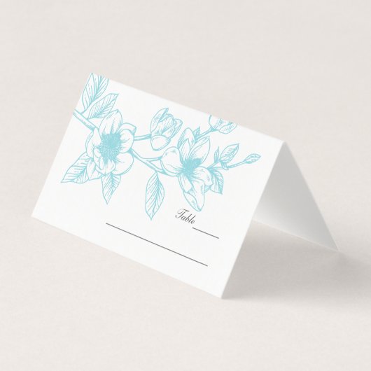ターコイズマグノリア結婚フラワーズ 名刺 (正面)