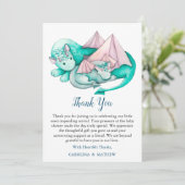 ターコイズマザーアンドベビードラゴンサンキューカード サンキューカード (スタンド正面)