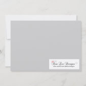 ターコイズマスカレードスイート16バースデー招待状 5x7 招待状 (裏面)