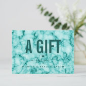 ターコイズマーブルエレガントトレンディー美しいサロン (スタンド正面)