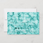 ターコイズマーブルエレガントトレンディー美しいサロン (裏面)