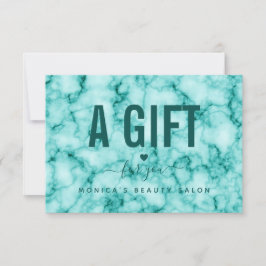 ターコイズマーブルエレガントトレンディー美しいサロン